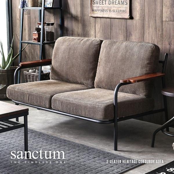 ソファー ソファ 送料無料 2人掛け 二人掛け コーデュロイ おしゃれ ヴィンテージ ビンテージ