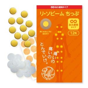 リ・ソビーム 永久使用タイプ 12粒 スポーツ 肩 腰 膝 関節 筋肉 痛み _073｜re-so