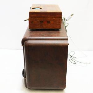 イギリス製 3バンド 真空管ラジオ(安立電気株...の詳細画像1