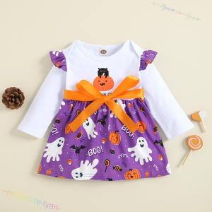 ハロウィン ベビーワンピース ミニ ドレス 子供服 衣装