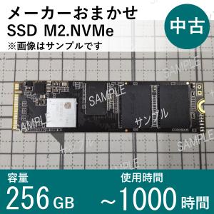 【中古 M.2NVMe SSD】256GB メーカーおまかせ 使用1000時間以内 データ消去済 交換増設用 動作確認済み