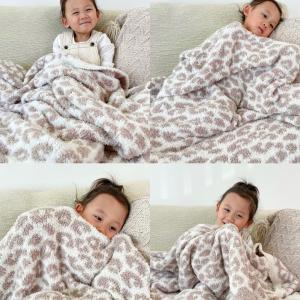ヒョウ柄 ブランケット 膝かけ おしゃれ レオ...の詳細画像2