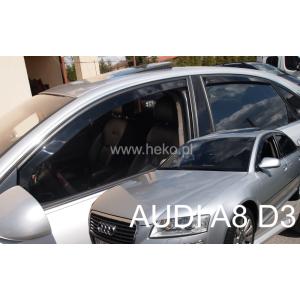 AUDI A8 D3 4ドア 2003年〜2010年 HEKO ドアバイザー フロント&amp;リア用