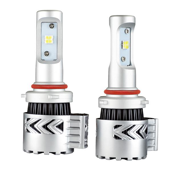 R.A.C 汎用LED 6700ケルビン 6000ルーメン 12V36W H10/HB3装着車用