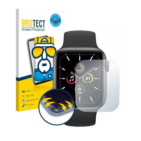 アップルウォッチ SE 44mm BROTECT ブロテクト FLEX 保護フィルム(2枚入)
