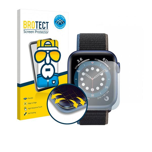 アップルウォッチ シリーズ6 40mm BROTECT ブロテクト FLEX 保護フィルム(2枚入)