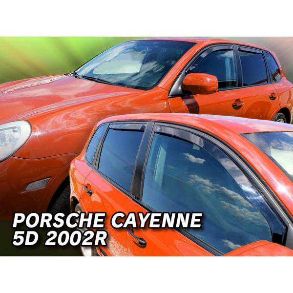 ポルシェ カイエン 955/957 9P SUV 2002年〜2010年 HEKO ドアバイザー フ...