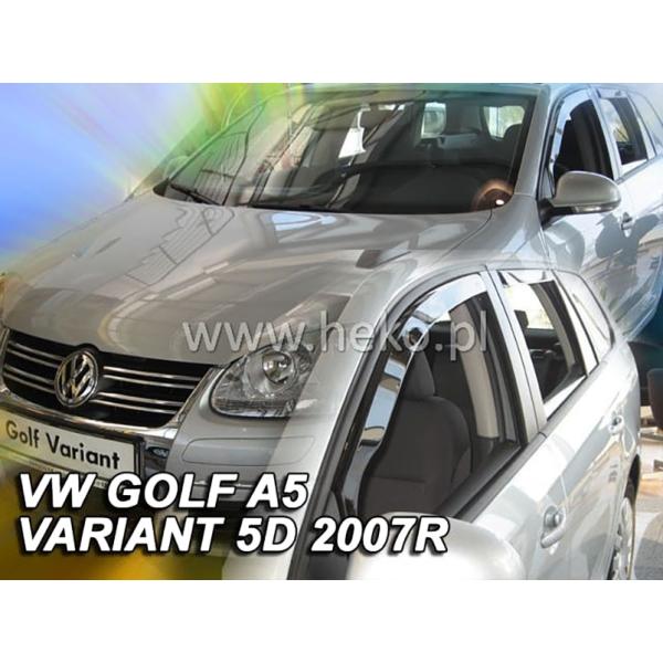 フォルクスワーゲン ゴルフ6 1K ヴァリアント 2009年〜2013年 HEKO ドアバイザー フ...