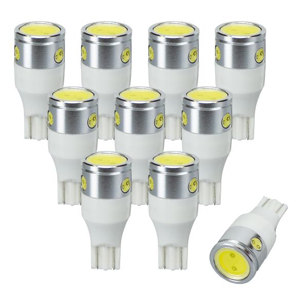 R.A.C LED W16W T16 12V16W ウェッジ 発光色 ホワイト 10個入り