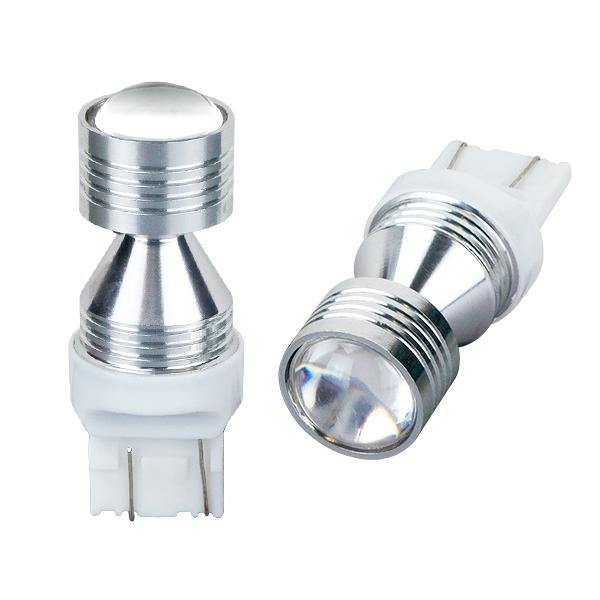 R.A.C LED  W21/5W T20 12V21/5W ウェッジ 発光色レッド 2個入り  5...