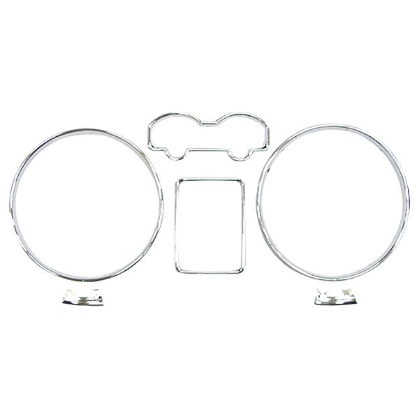 フォルクスワーゲン ボーラ 1J 1998-2004 R.A.C メーター トリム クロム