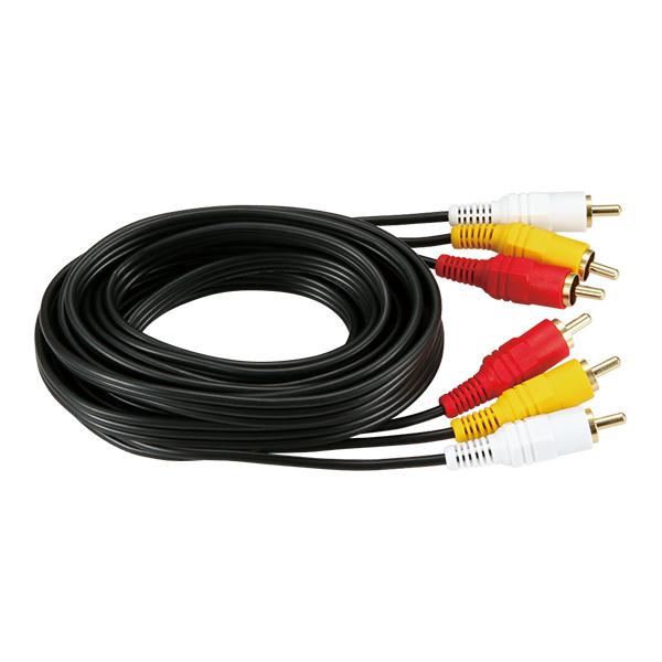 R.A.C RCAケーブル 3.0メートル 映像/音声ケーブル