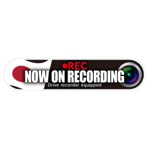 RAC ドライブレコーダー ドラレコ ステッカー 国旗タイプ ジャパン日本 C  サイズ幅14.0cmｘ高3.2cm 内容1枚入｜react