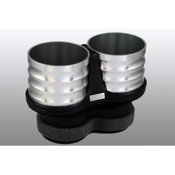 フィアット 500 2008年〜2016年 ALCABO アルカボ ドリンクホルダー シルバーカップ...