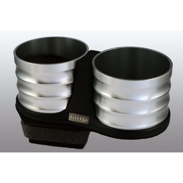 アウディ A4 B7 8E 2005年〜2008年 ALCABO アルカボ ドリンクホルダー シルバ...