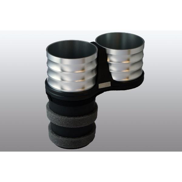 トヨタ ハリアー 2013年〜2020年 ALCABO アルカボ ドリンクホルダー シルバーカップ ...