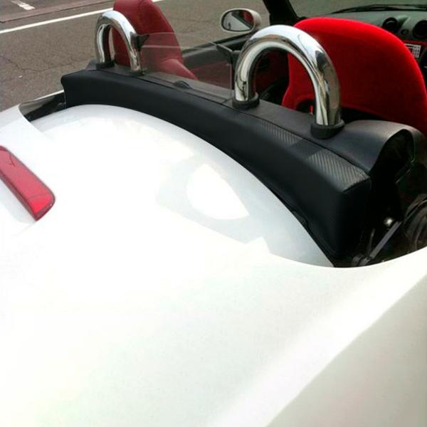 ダイハツ コペン L880K ジーベース バックボードカバー リング無し ブラックカーボン