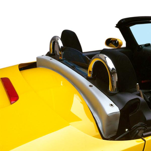 ダイハツ コペン L880K ジーベース バックボードカバー リング有り シルバーカーボン