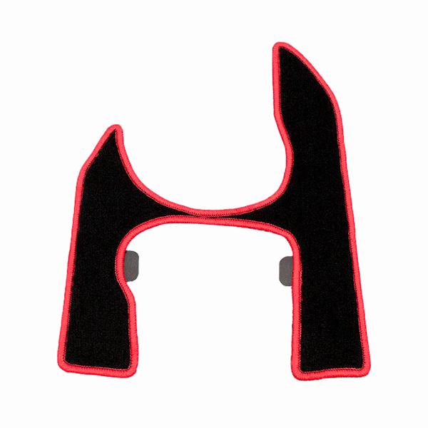 スズキ アルト・ワークス HA36S 5MT車専用 ジーベース フロントセンターマット ブラック/レ...