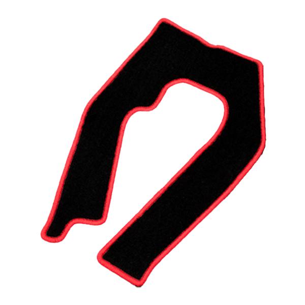 ダイハツ コペン LA400K CVT車専用 ジーベース センターマット ブラック×レッド