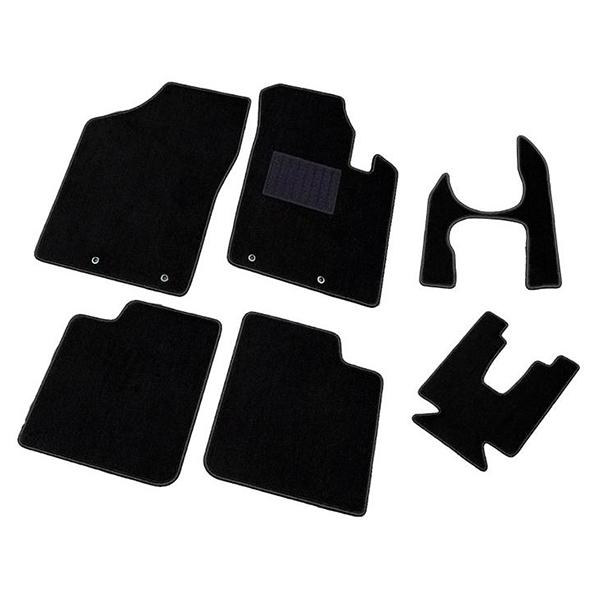 ジーベース プロテクションフロアマット ブラック/ブラック フック付 1台分セット(6枚組) スズキ...