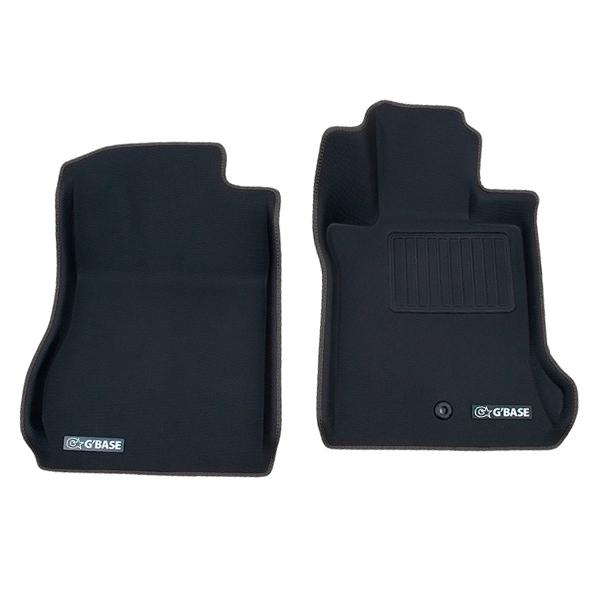 ジーベース 3Dフロアマット ラバータイプ ブラック/ブラック 運転席・助手席2枚セット ホンダ S...