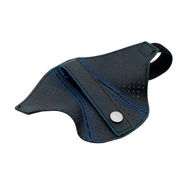 ジェイド  本革シートベルトガイド／パンチングタイプ ブラック×ブルー