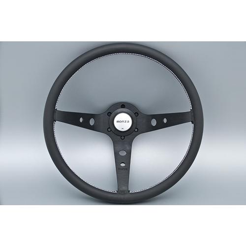 MONZA モンツァ ステアリング モンツァ ディープ 外径33φ グリップ径約24mm ホワイトス...