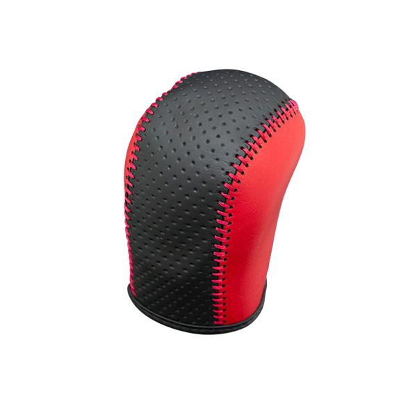 Moment スポルティボシフトノブカバー ディンプル ブラック×レッド スズキ スイフトスポーツ ...