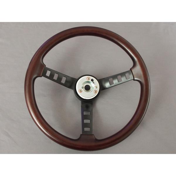 ダットサン コンペレプリカ ステアリング リアルウッド ホーンボタン無し Colin project