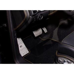 958.2 Cayenne TECHART テックアート アルミフットレスト Silver 左ハンドル車用 ※ペダル別売｜react
