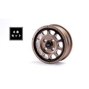 MATTE TWELVE (マットトゥエルブ) 12インチ アルミホイール マットブロンズ 4本セッ...