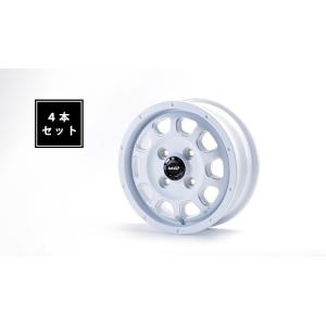 MATTE TWELVE (マットトゥエルブ) 12インチ アルミホイール マットホワイト 4本セッ...