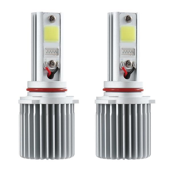 R.A.C 12V車用 LEDバルブ HB4 3800ルーメン 3000ケルビン 20W 2個入り