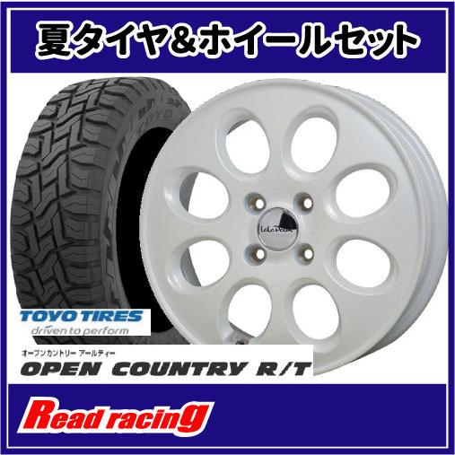 ララパーム Oval　14X4.5J　4H/100　+45　トーヨー オープンカントリー R/T　1...