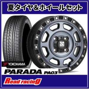 PARADA PA03 エクストリームJ XJ04 14X4.5J 4H/100 +43 ヨコハマ