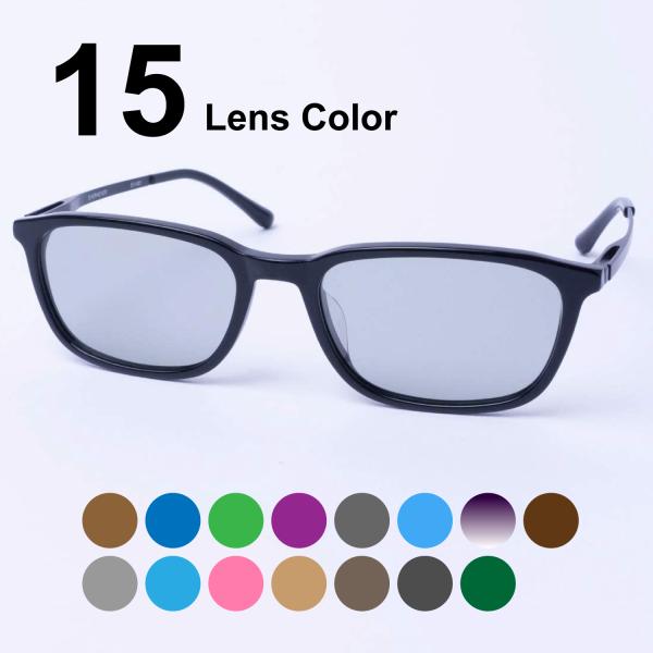 EVERNEVER レンズカラーで選ぶサングラス（やや小さめ〜ふつうサイズ） サングラス メンズ 小...