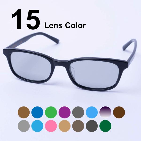 EVERNEVER レンズカラーで選ぶサングラス（やや小さめ〜ふつうサイズ） サングラス メンズ 小...