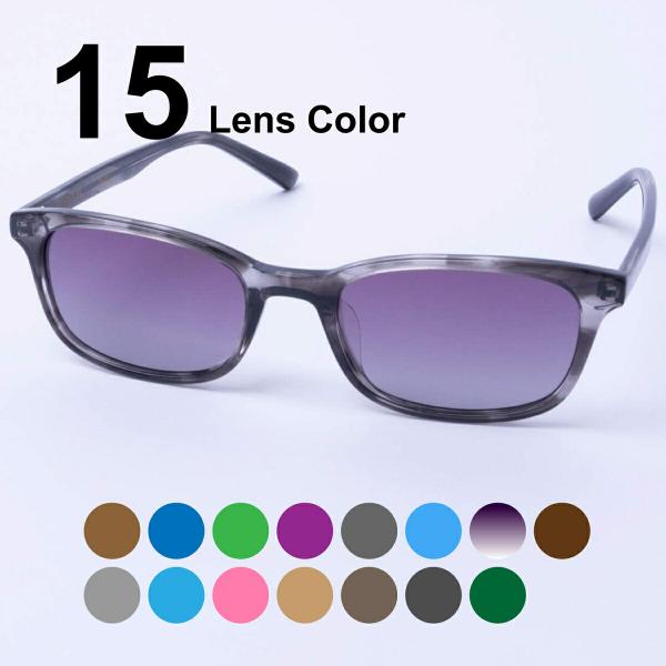 EVERNEVER レンズカラーで選ぶサングラス（ふつう〜やや大きめサイズ） サングラス メンズ お...