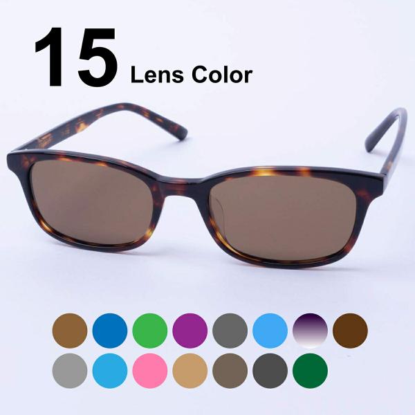 EVERNEVER レンズカラーで選ぶサングラス（ふつう〜やや大きめサイズ） サングラス メンズ お...