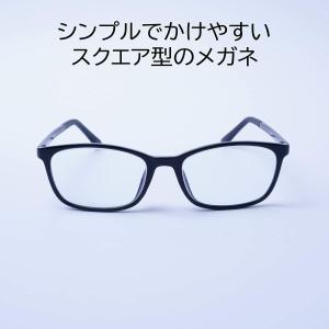メガネ 度付き メンズ ビックフレーム 度入り...の詳細画像2