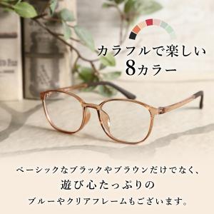 MOOM 老眼鏡 レディース おしゃれ ブルー...の詳細画像1
