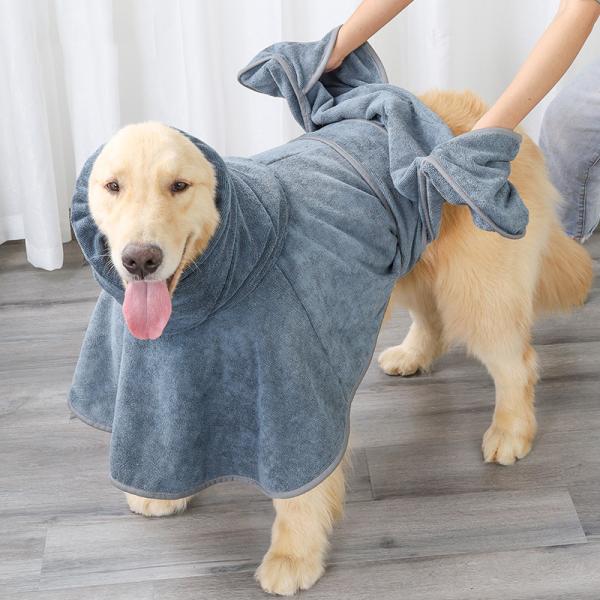 送料無料 バスローブ バスタオル タオル ペット 安い 犬 猫 ペット用品 大判 着るやすい 着れる...