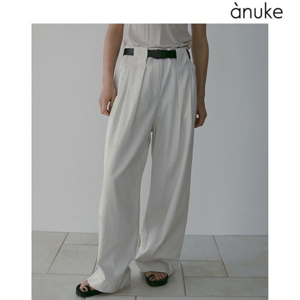 予約商品/anuke アンヌーク Twill Loose Pants 62610708 6月上〜7月...