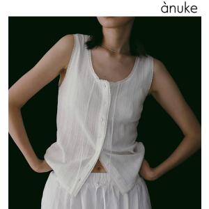土日も即日発送/anuke アンヌーク Cut Lace Tanktop 62610621 ネコポス送料無料 26SS 2026春夏 キャンセル返品不可