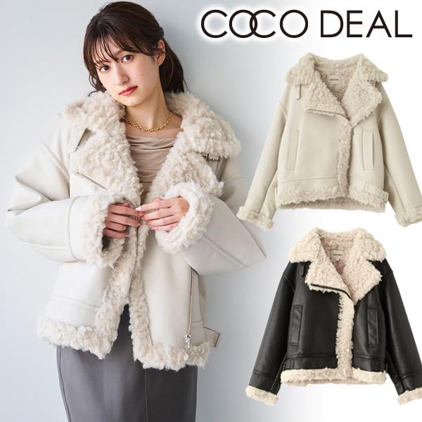＼SALE50%OFF／土日も即日発送/COCODEAL ココディール ムートンファーコート 747...