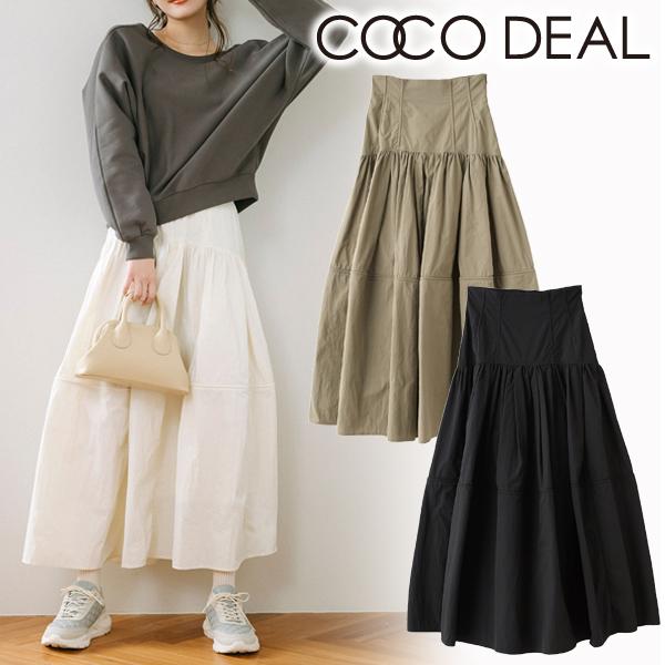 ＼SALE50%OFF／土日も即日発送/COCODEAL ココディール コルセットボリュームスカート...