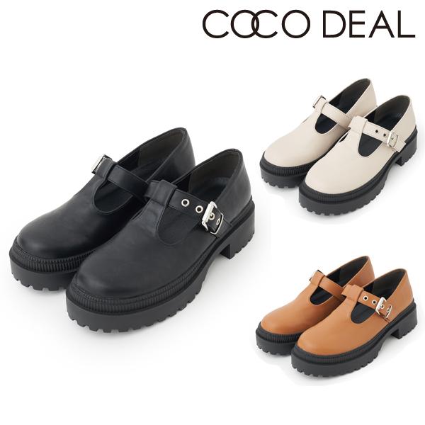 ＼SALE50%OFF／土日も即日発送/COCODEAL ココディール 厚底メリージェーン 7515...