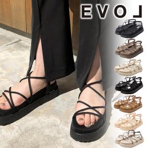 【SOLD OUT】【FINAL SALE30%OFF】即日発送/EVOL イーボル コードプラットフォームサンダル IO9235/スニーカーサンダル/定番/キャンセル返品不可
