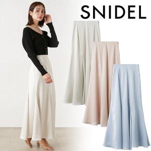 【SOLD OUT】＼期間限定10%OFF／SNIDEL スナイデル エスカルゴナロースカート SWFS241186 24SS 2024春夏 キャンセル返品不可｜real-co